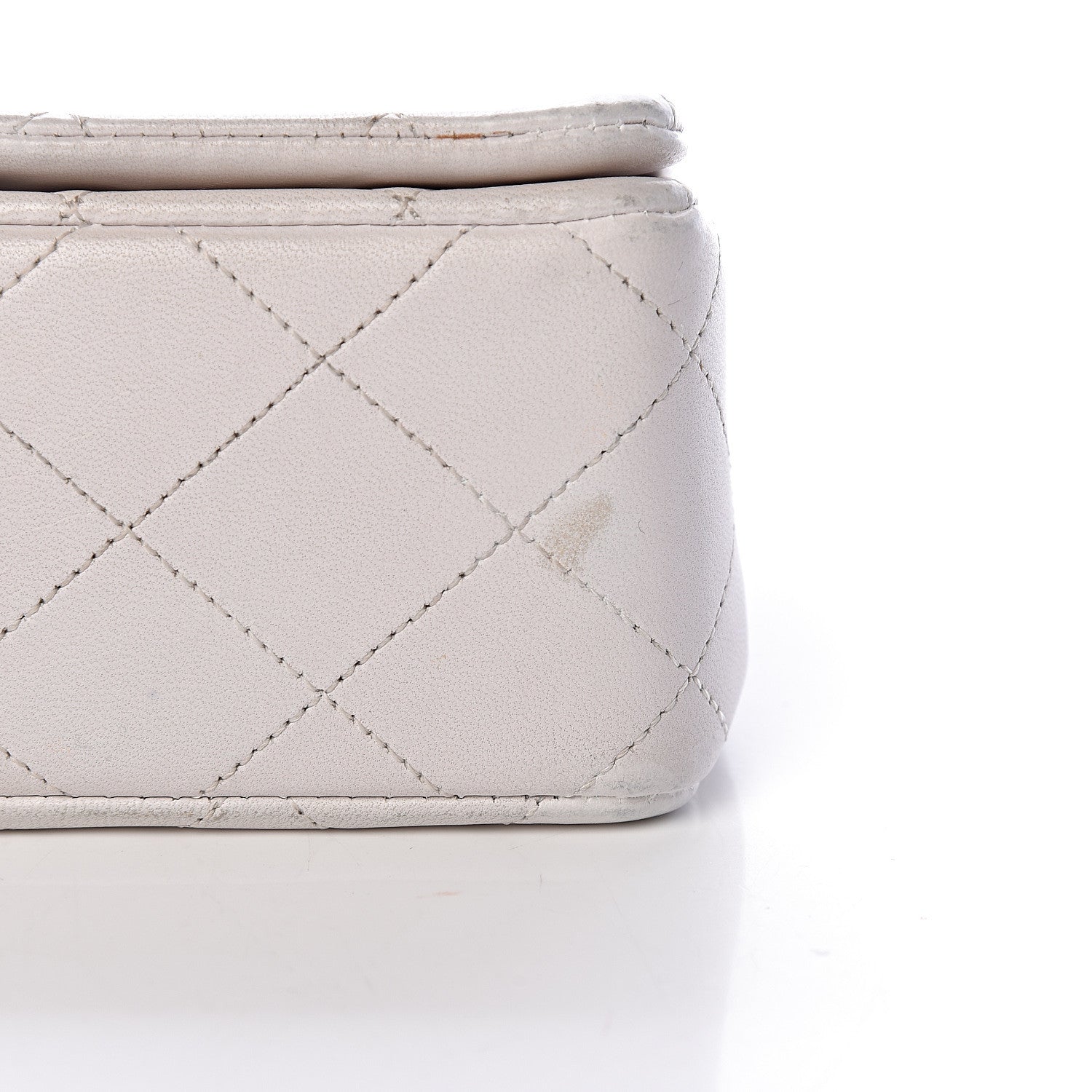 Chanel Lambskin Quilted Mini Flap White 12 of 14