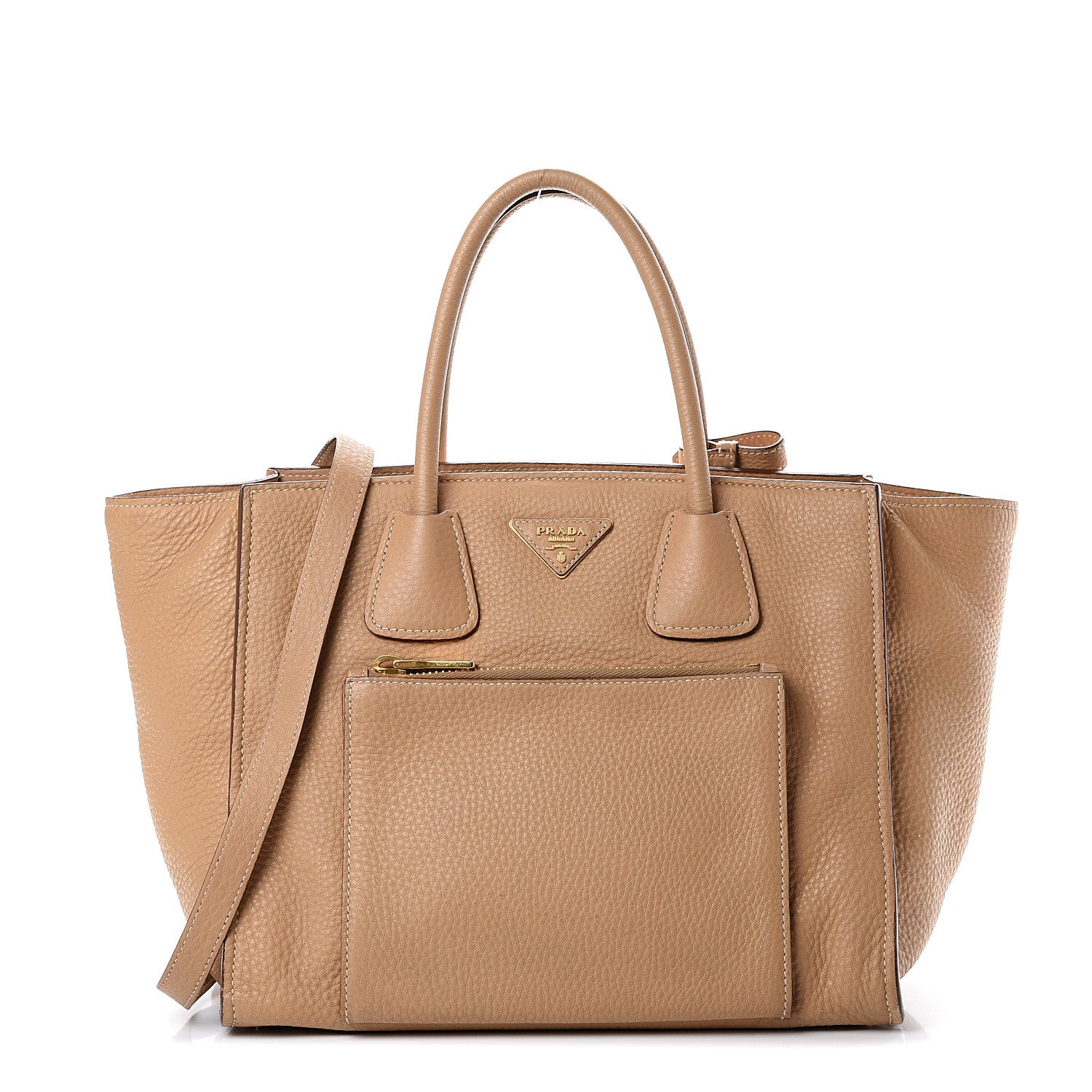 Prada Vitello Phenix Shopping Tote Sabbia 1 of 16