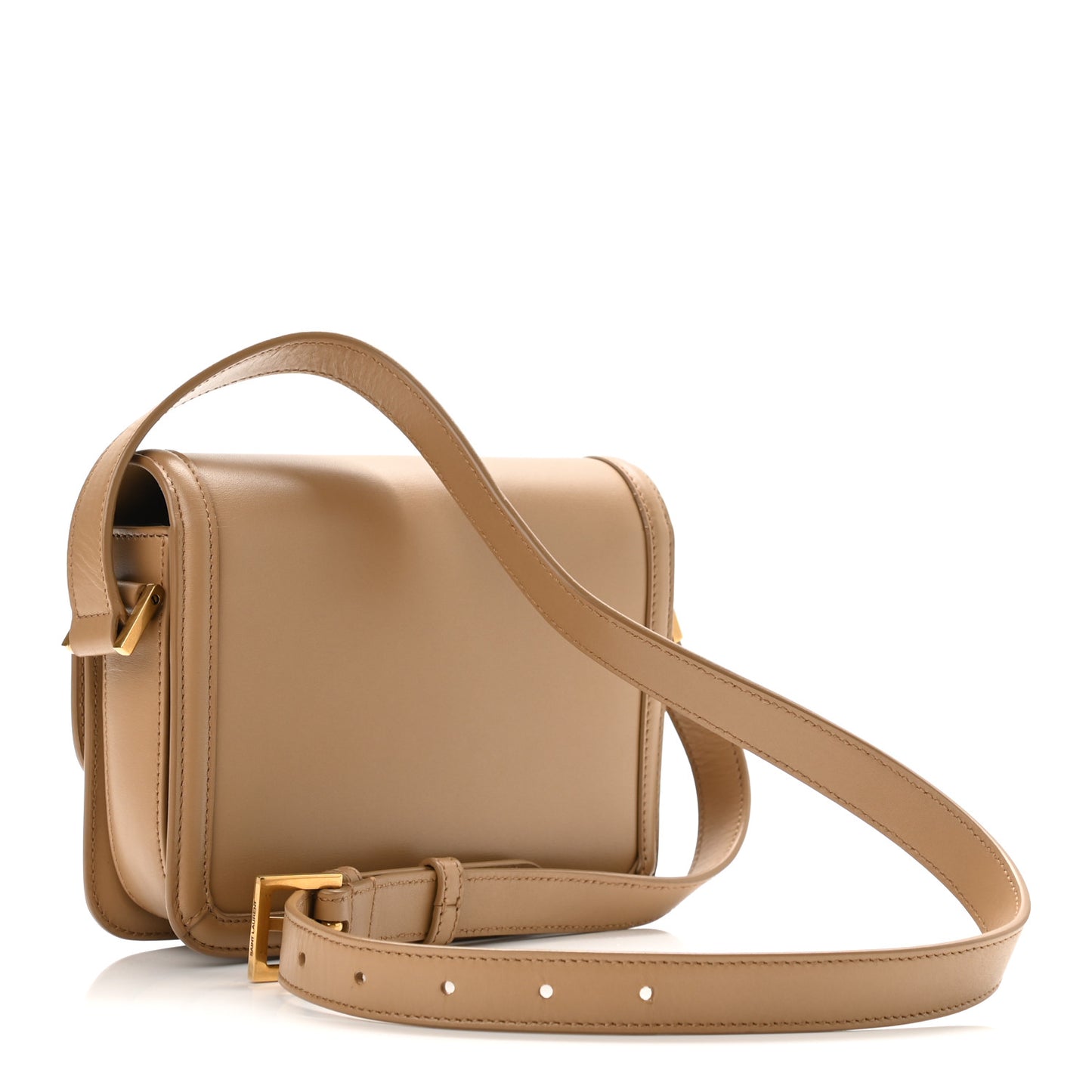 Smooth Calfskin Small Solferino Satchel Beige