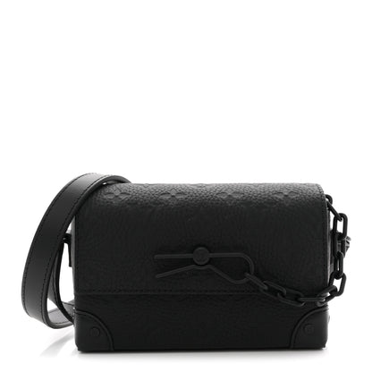 Louis Vuitton Taurillon Monogram Steamer Wearable Wallet Black 1 of 9