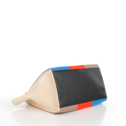 Celine Calfskin Wool Medium Trapeze Multicolor 4 of 7