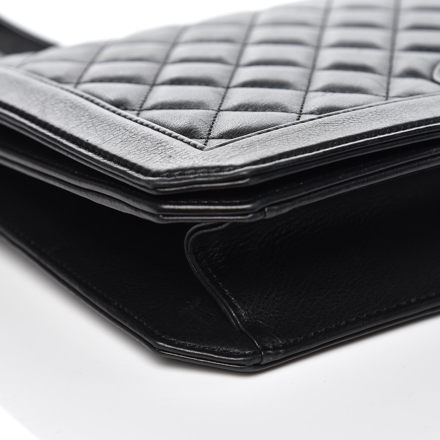 Chanel Lambskin Quilted Flap Bag Black 8 of 13