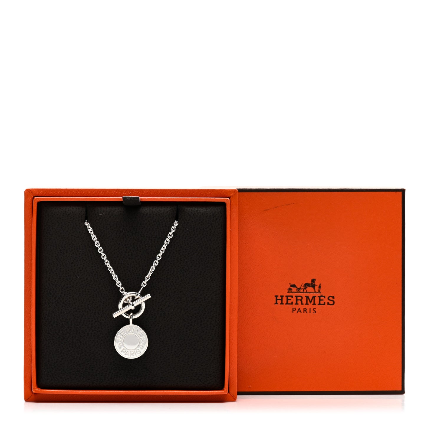 Sterling Silver Amulettes H Confettis Pendant Necklace