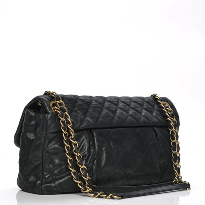 Chanel Iridescent Calfskin Large Chic Quilt Flap Black 3 of 7