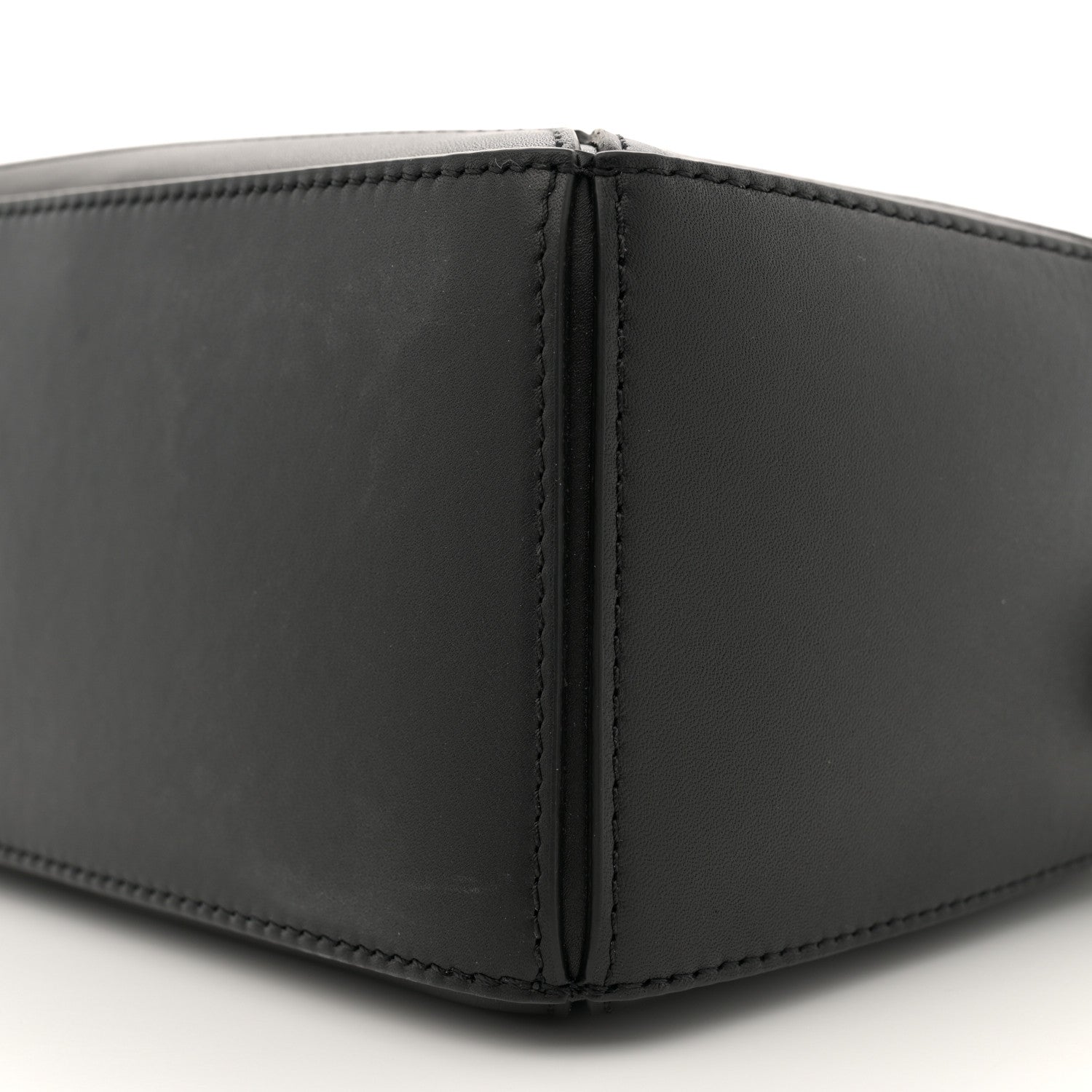Loewe Calfskin Small Woven Puzzle Bag Black 10 of 12