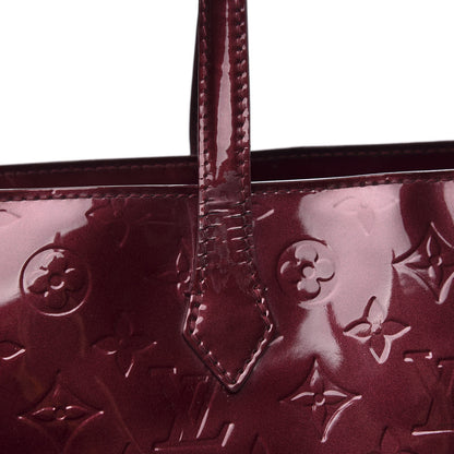 Louis Vuitton Vernis Wilshire MM Amarante 10 of 12