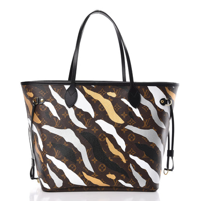 Louis Vuitton X LOL Monogram Neverfull MM Gold Silver 3 of 12