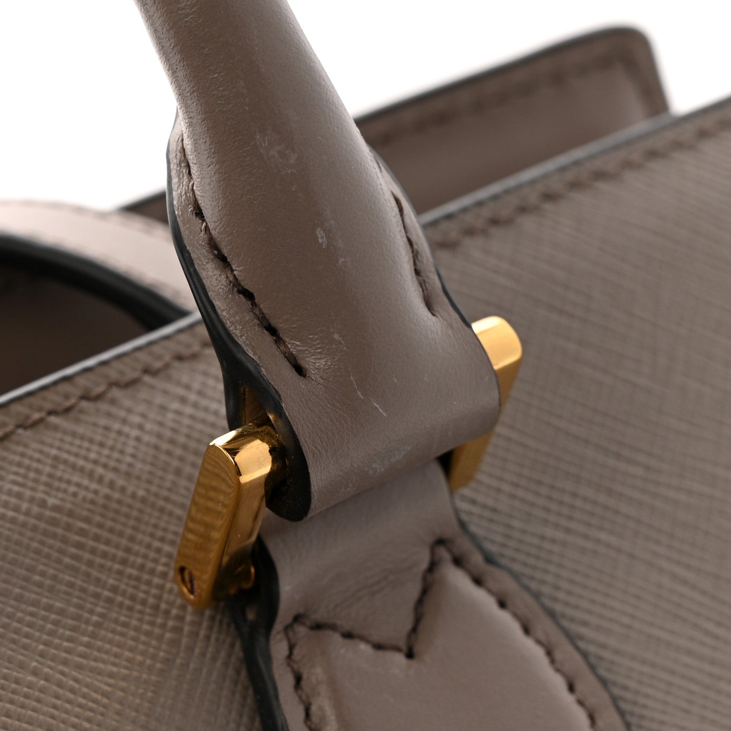 Prada Saffiano Soft Calfskin Tote Argilla 13 of 15