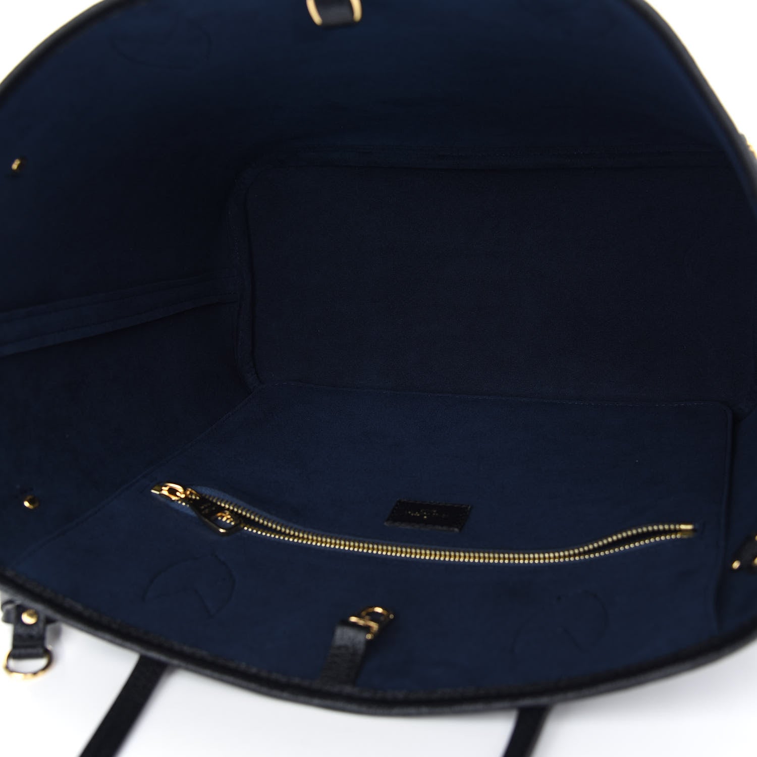 Louis Vuitton Empreinte Monogram Giant Neverfull MM Black 6 of 9