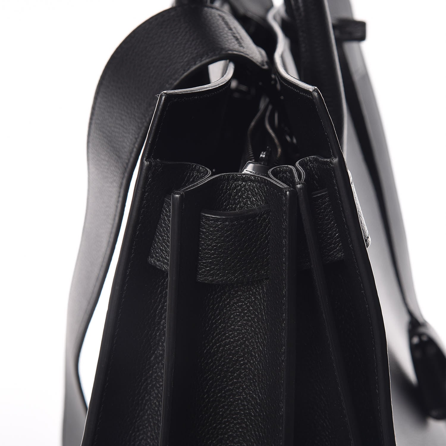 Saint Laurent Grained Calfskin Large Sac De Jour Carryall Black 13 of 13
