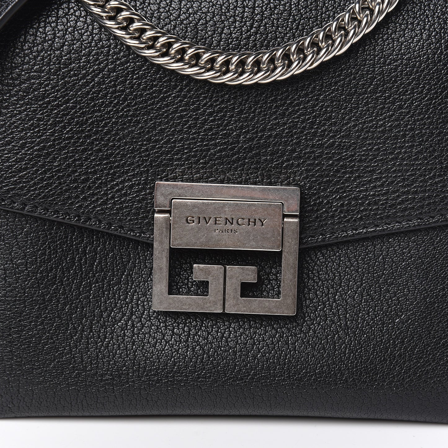Goatskin Small GV3 Shoulder Bag Black