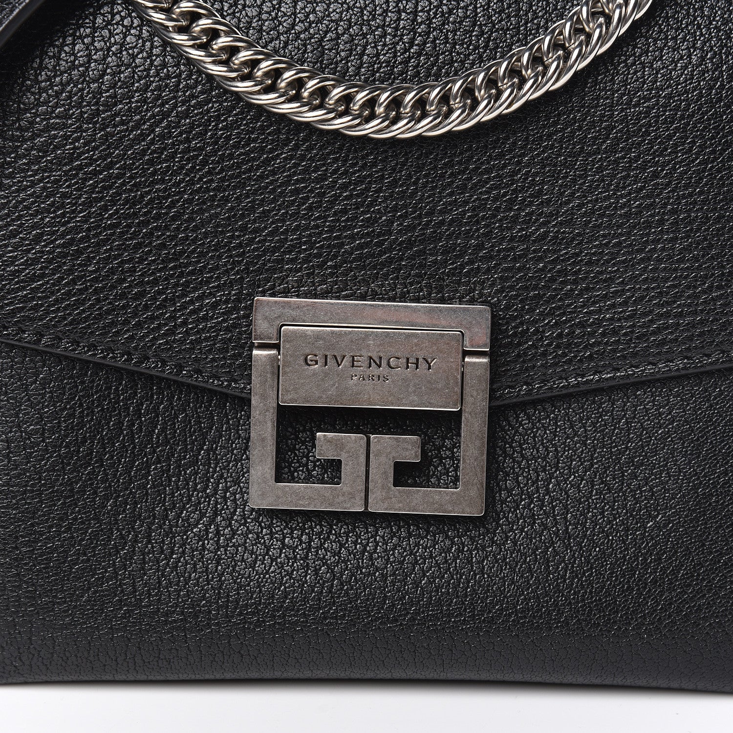 Givenchy Goatskin Small GV3 Shoulder Bag Black 14 of 16