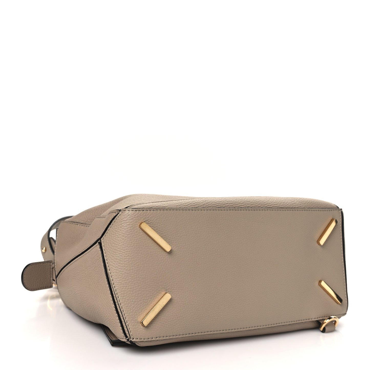 Grained Calfskin Medium Puzzle Bag Sand