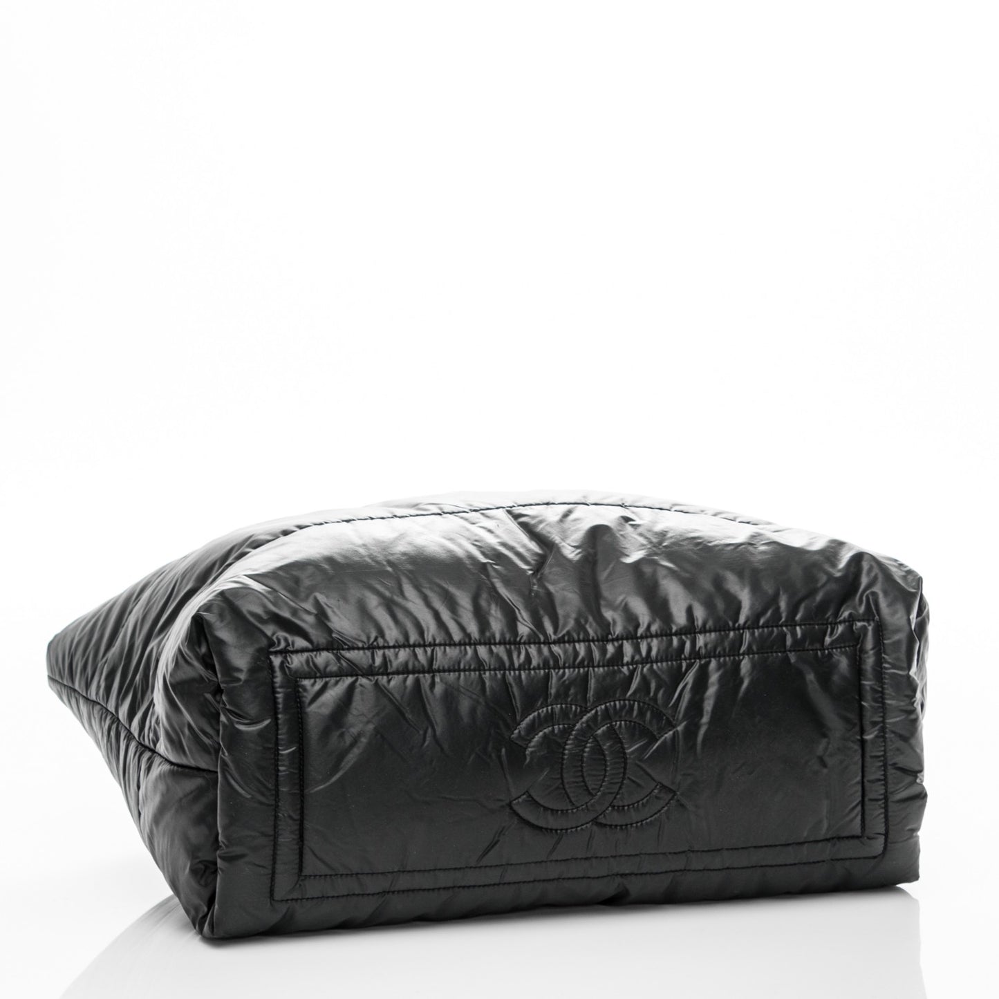 Nylon Medium Coco Cocoon Reversible Tote Black