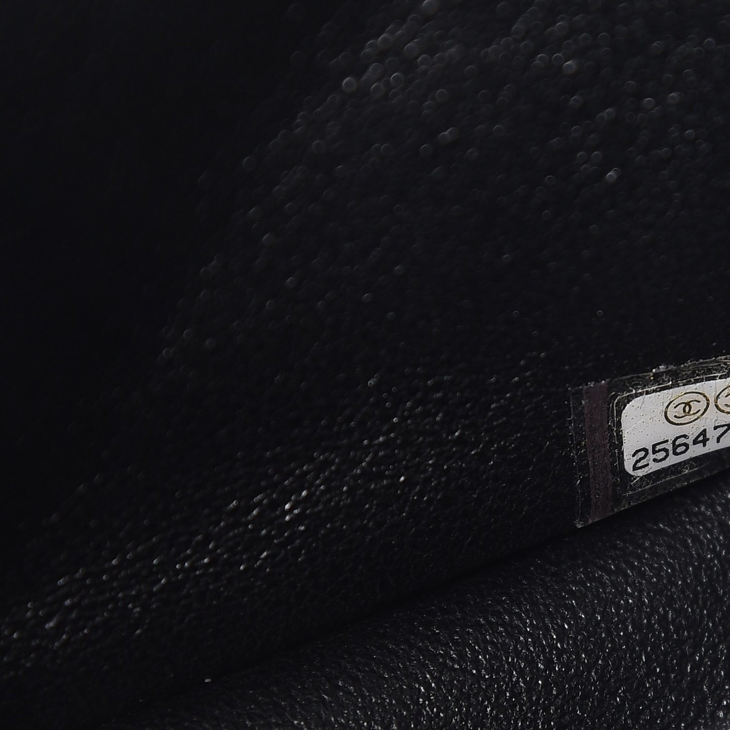 Caviar Quilted Mini Square Flap Black