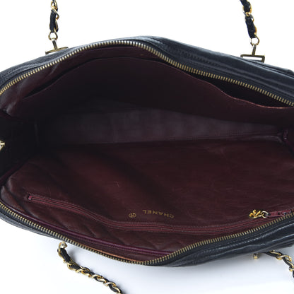 Chanel Lambskin Quilted Shoulder Bag Black 4 of 14