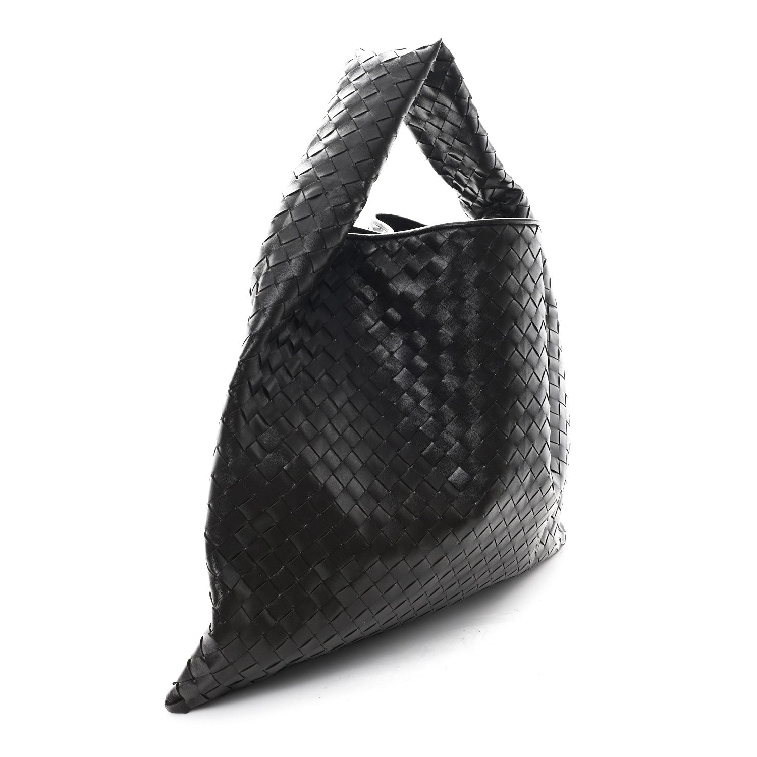 Bottega Veneta Calfskin Intrecciato Large Hop Fondant 3 of 10