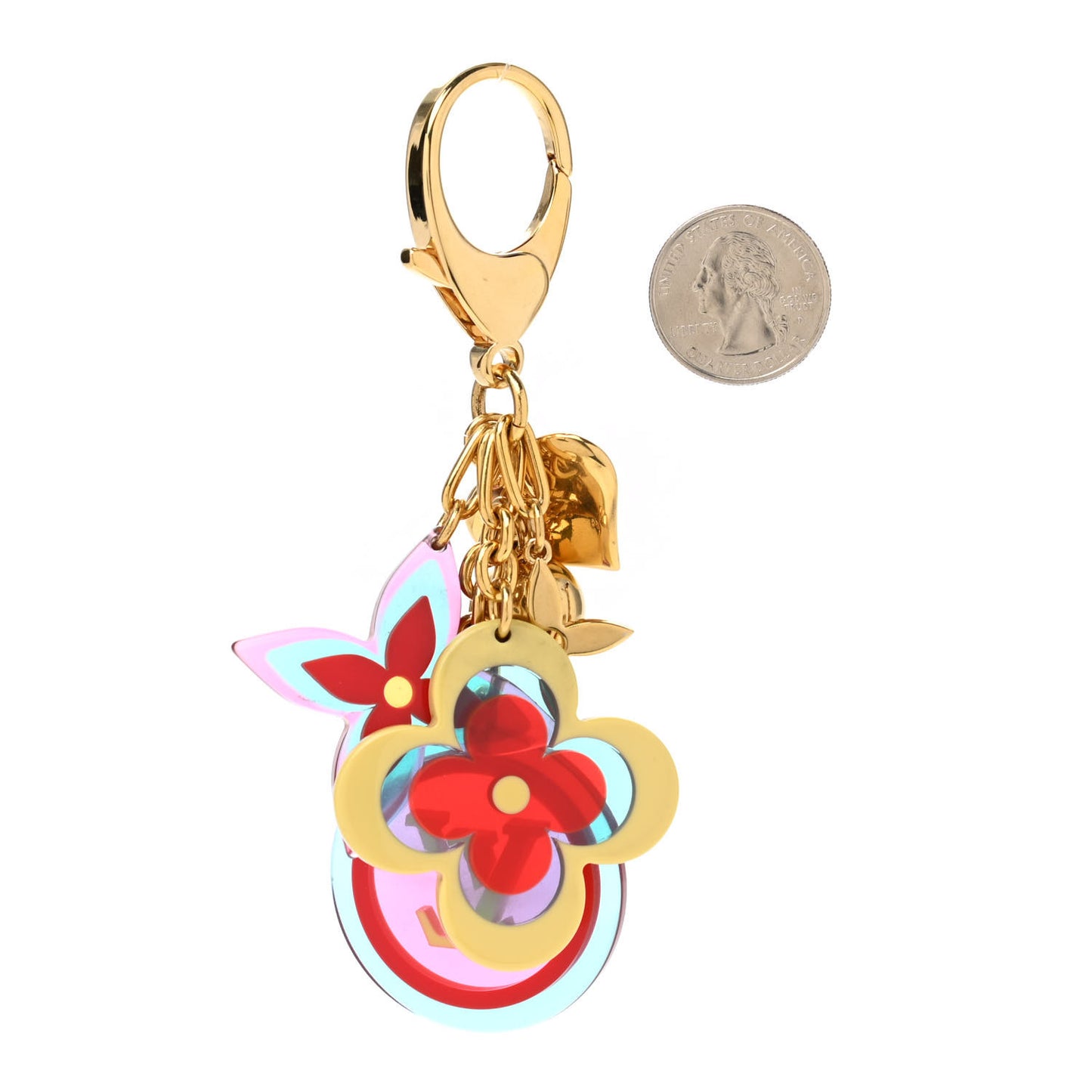 Resin Candy Fleurs Bag Charm Multicolor