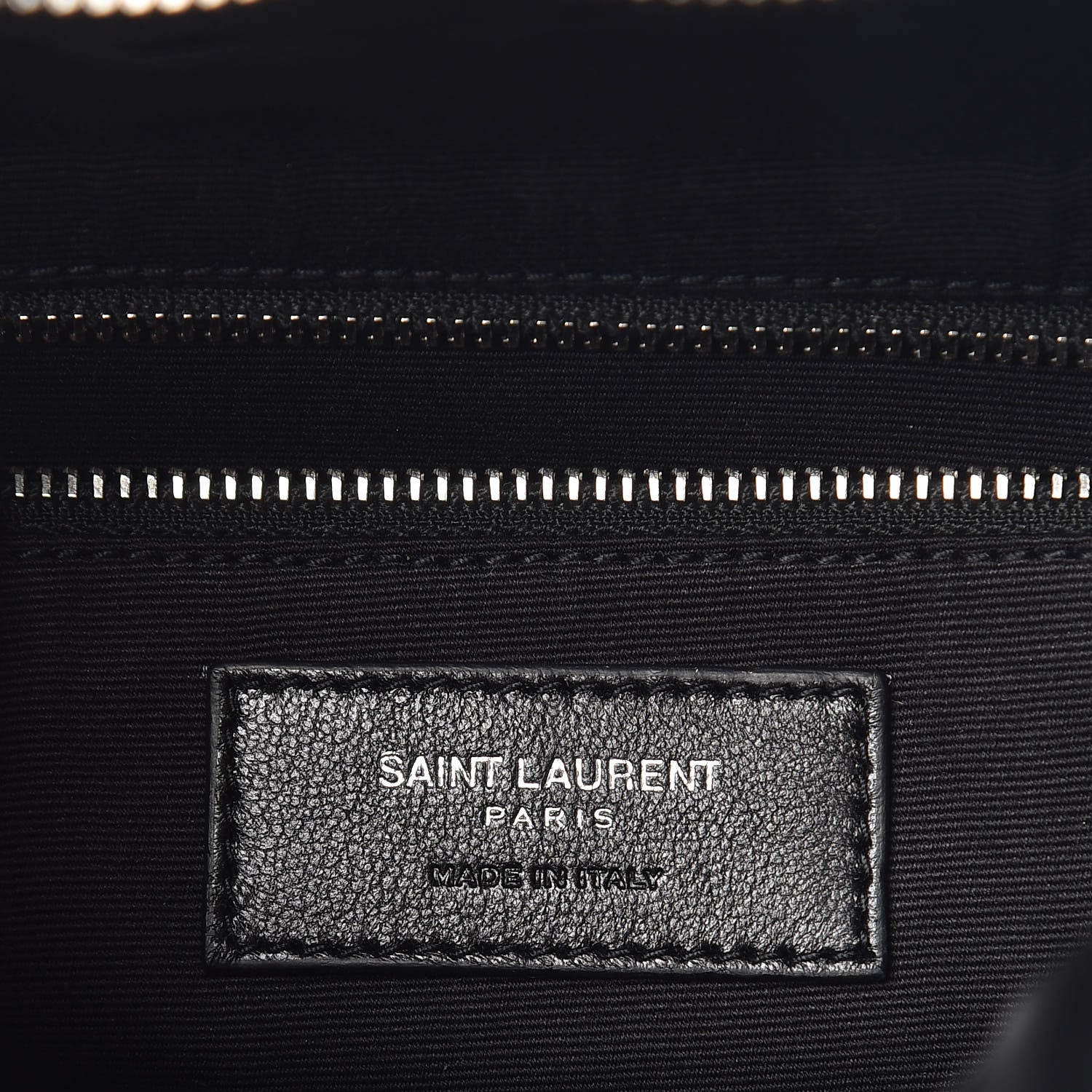 Saint Laurent Calfskin Y Quilted Monogram Small Loulou Bowling Bag Black 6 of 8