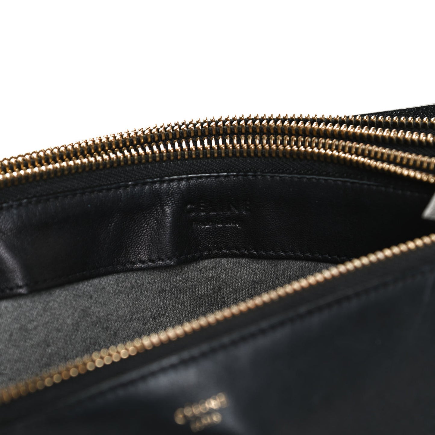 Lambskin Small Trio Crossbody Bag Black