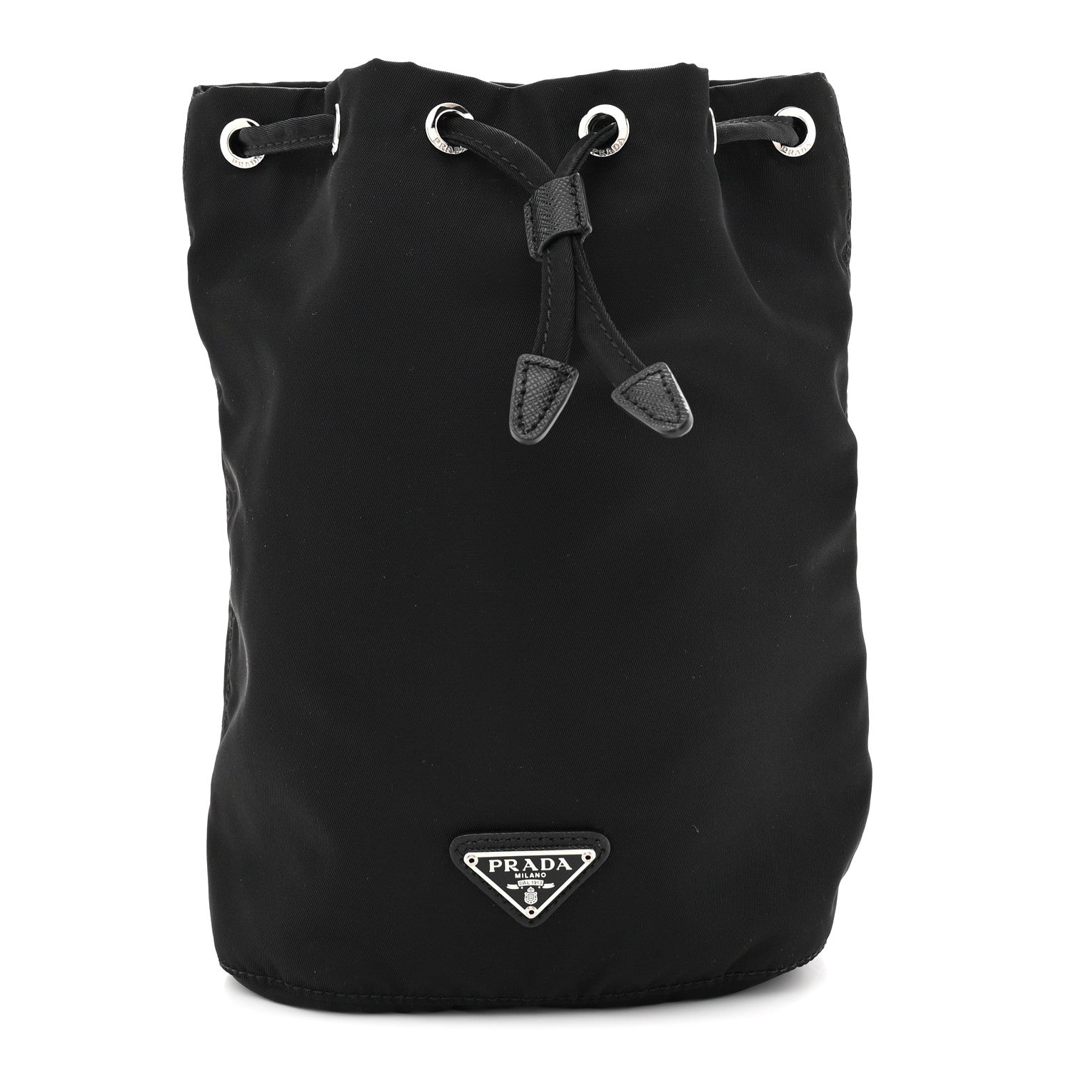 Prada Nylon Vela Drawstring Pouch Black 1 of 10