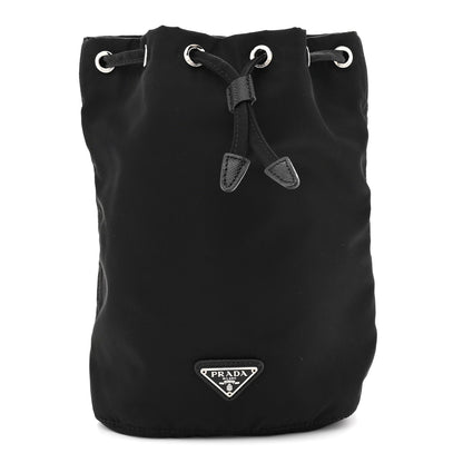 Prada Nylon Vela Drawstring Pouch Black 1 of 10