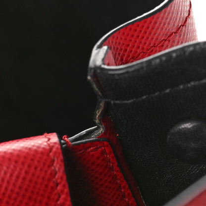 Prada Saffiano Cuir Large Double Bag Fuoco Black 10 of 11