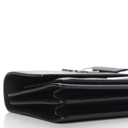 Saint Laurent Grained Calfskin Small Monogram Sunset Black 6 of 10
