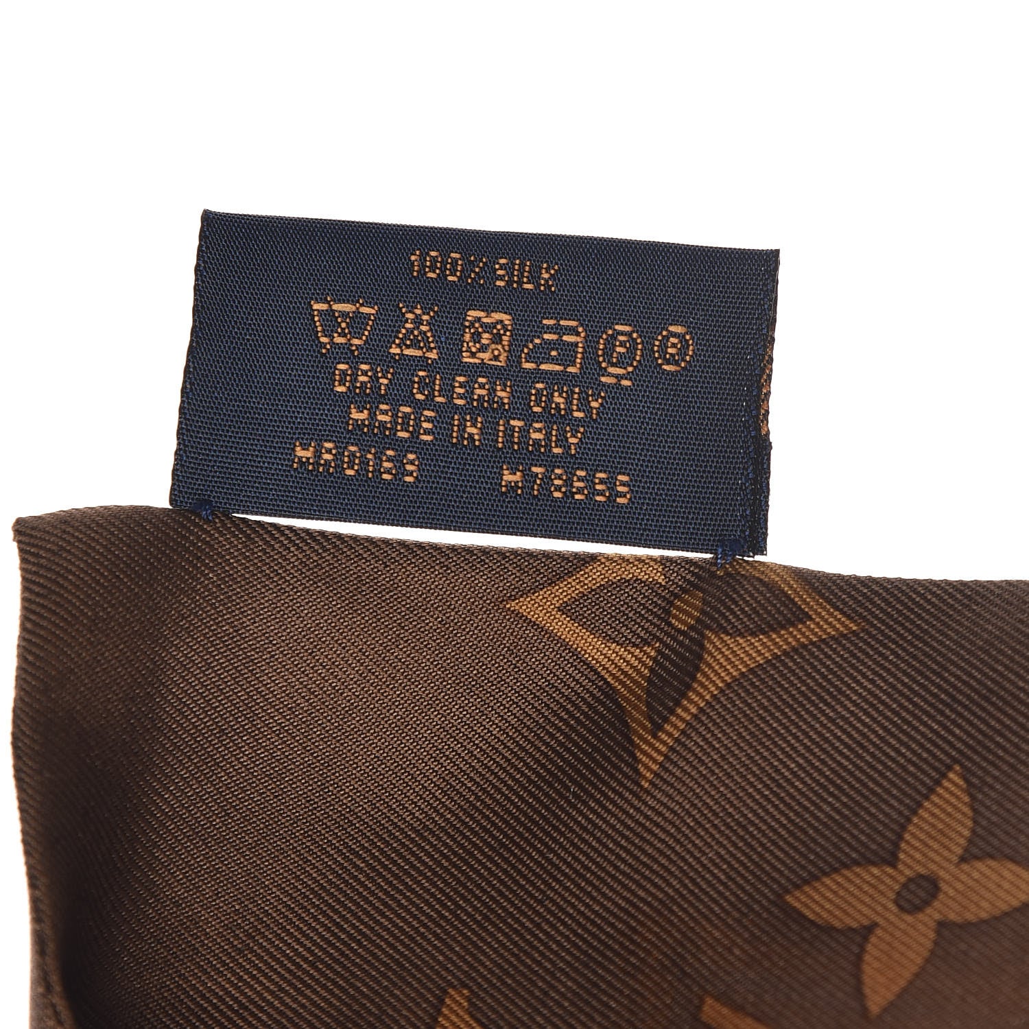 Louis Vuitton Silk Monogram Confidential Bandeau Brown 4 of 5