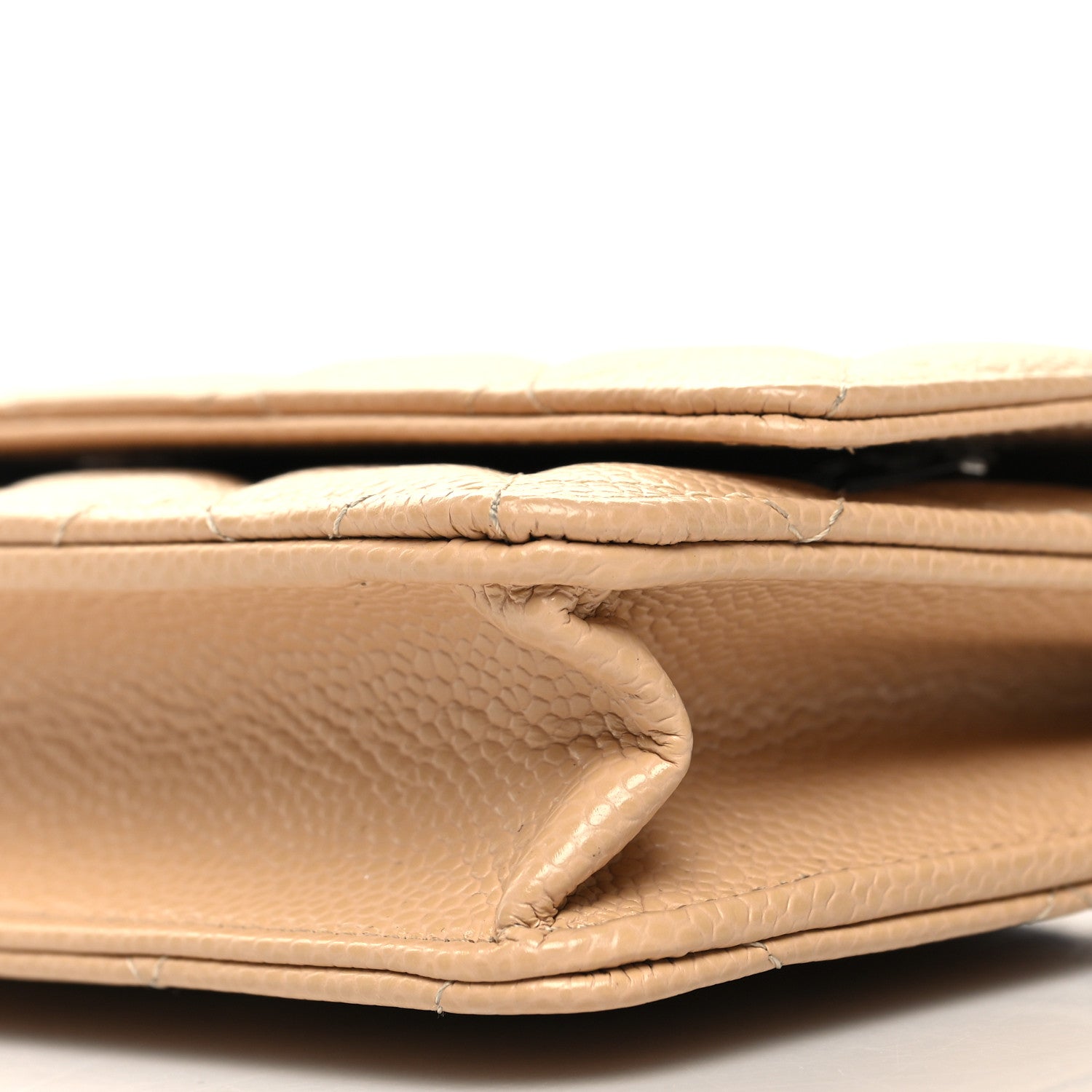 Chanel Caviar Quilted Wallet on Chain WOC Beige Clair 10 of 10