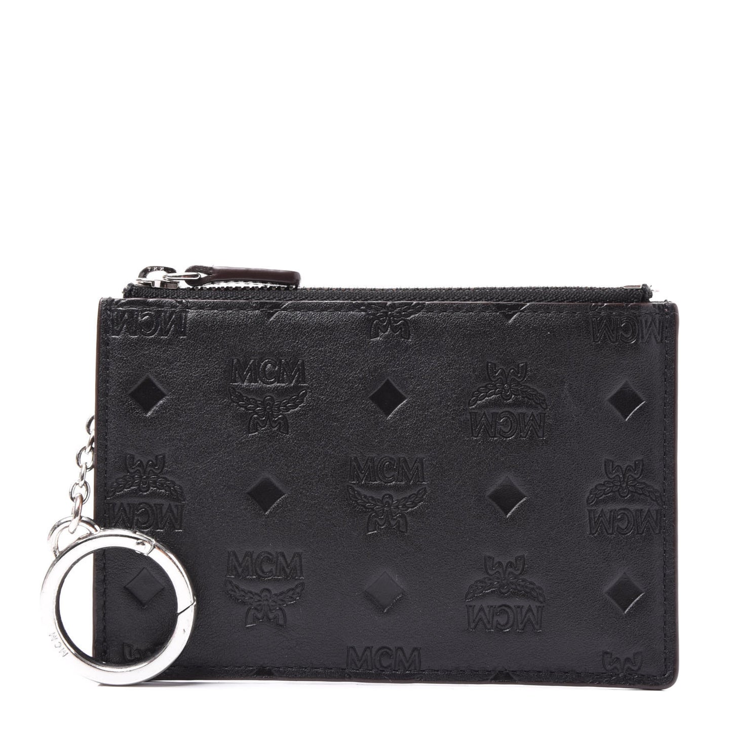 Calfskin Ottomar Monogram Key Pouch Black