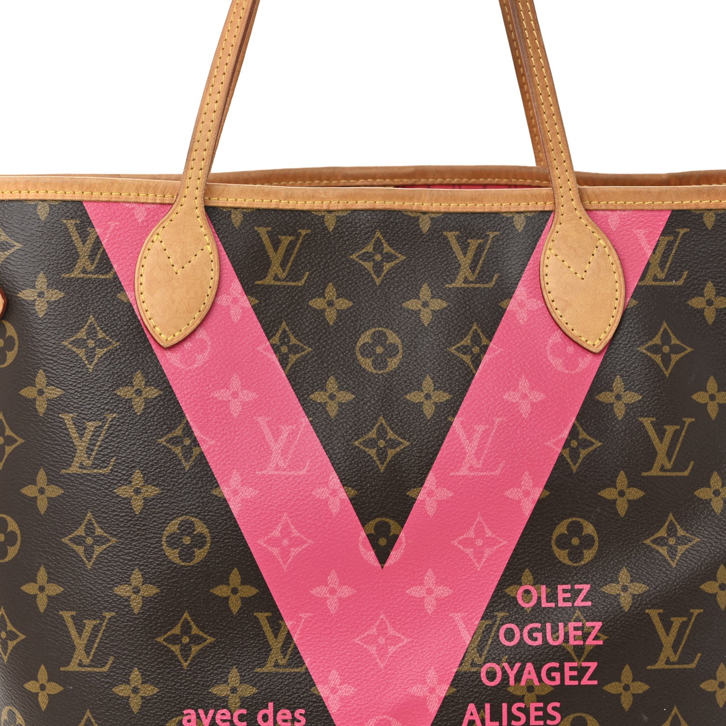Monogram V Neverfull MM Grenade
