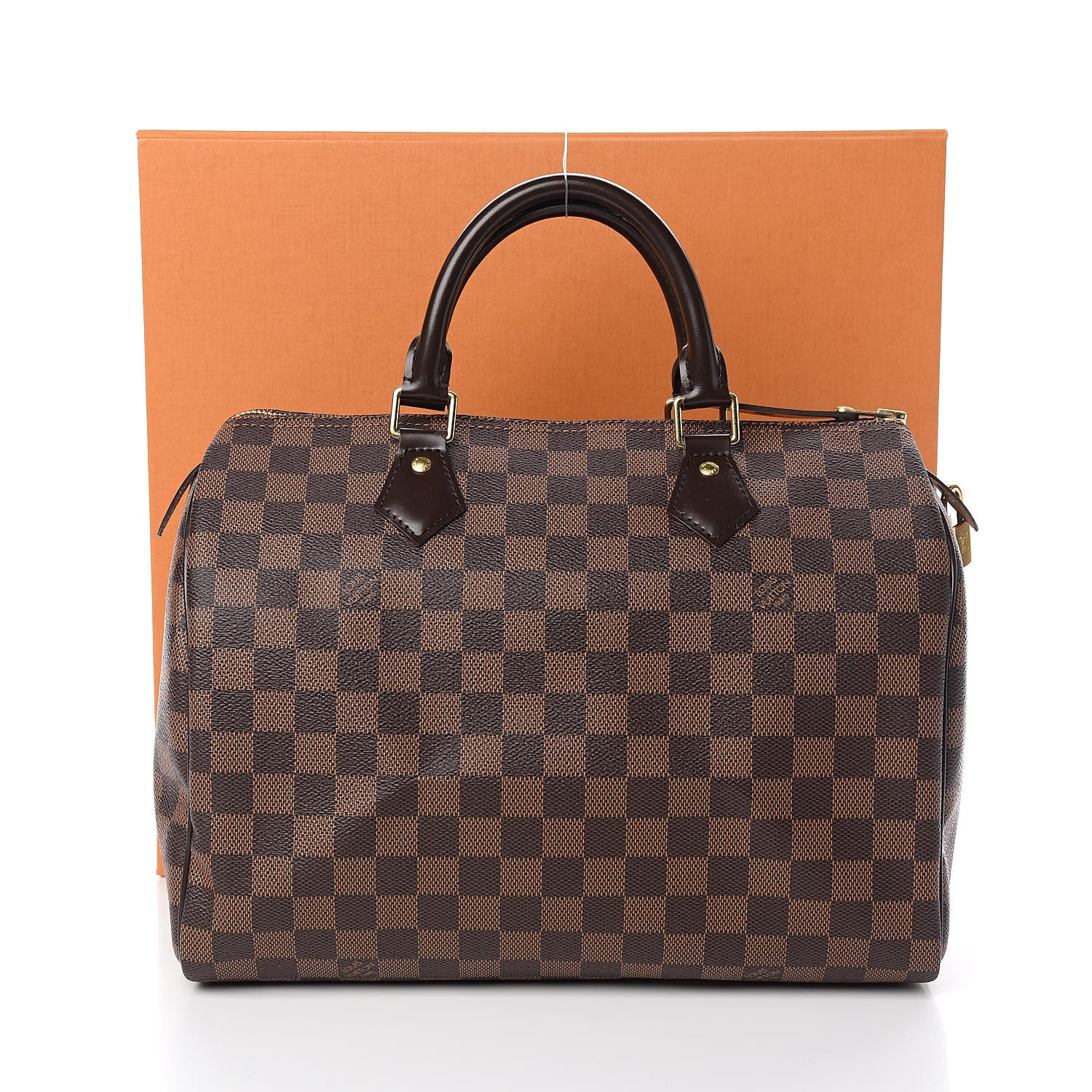 Louis Vuitton Damier Ebene Speedy 30 12 of 12