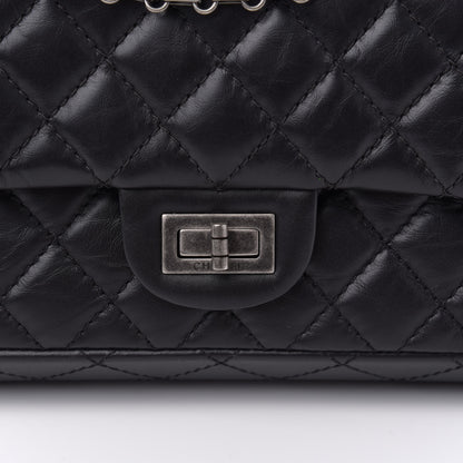 Chanel Aged Calfskin Quilted 2.55 Reissue 225 Flap Black 12 of 12