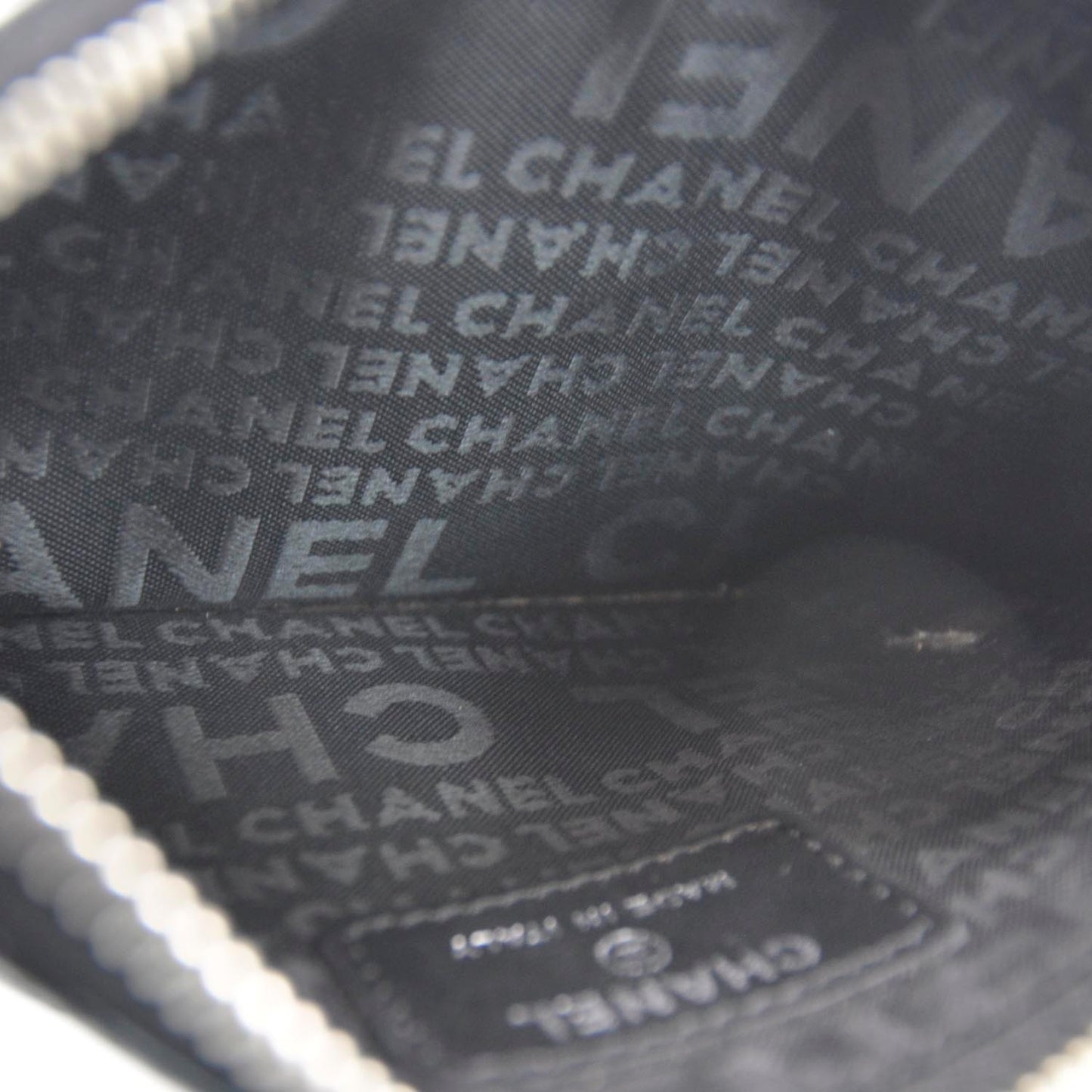 Patent Diamond Stitched Clutch Bag Black