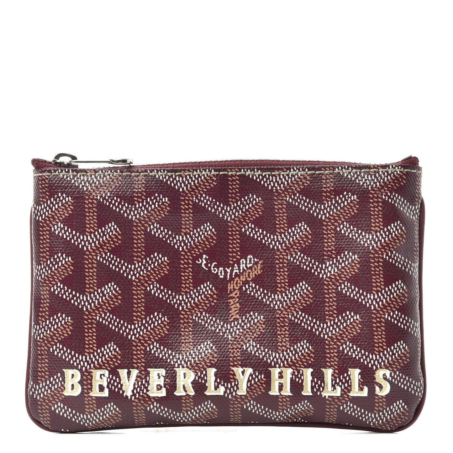 Goyardine Mini Senat Pochette Burgundy