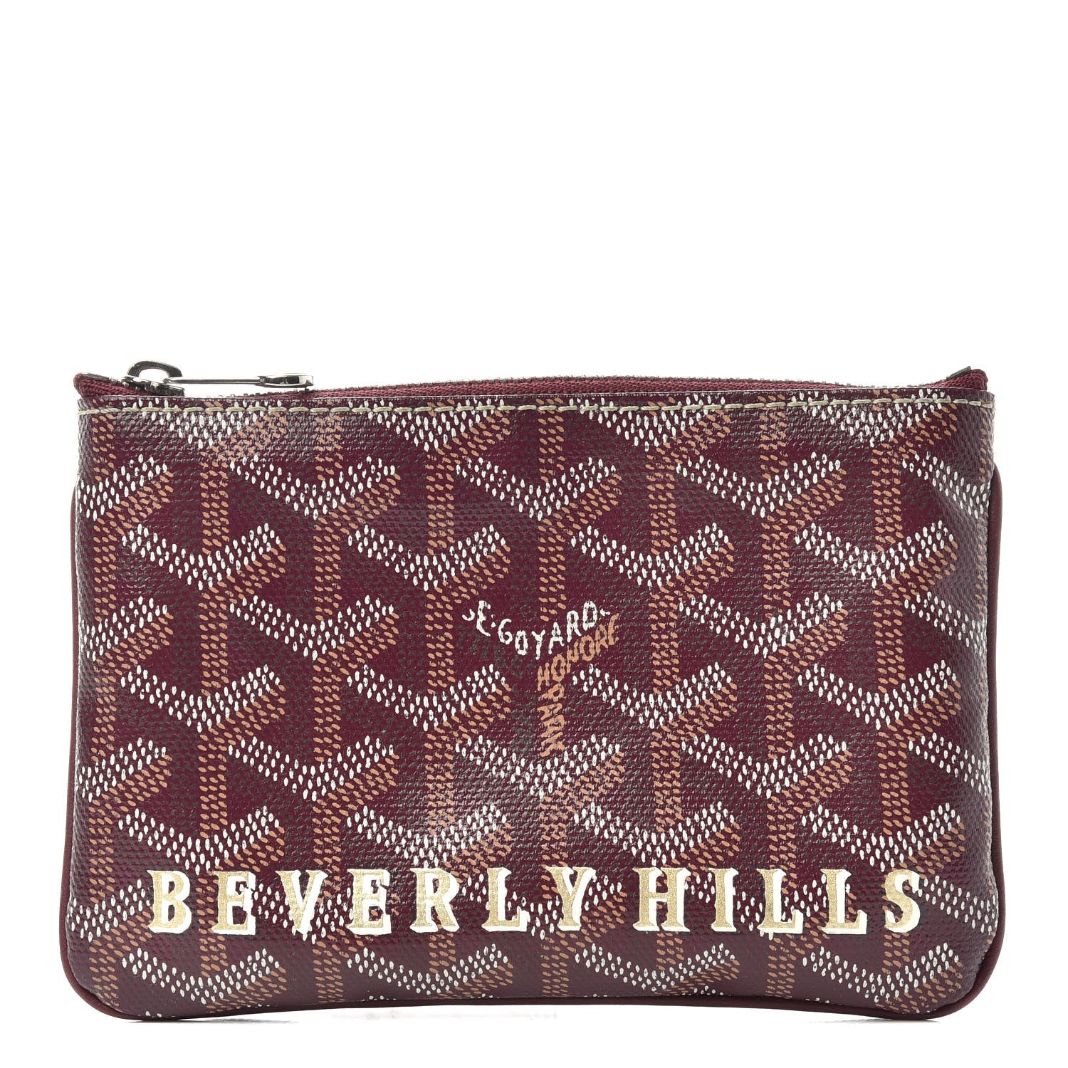 Goyard Goyardine Mini Senat Pochette Burgundy 1 of 5