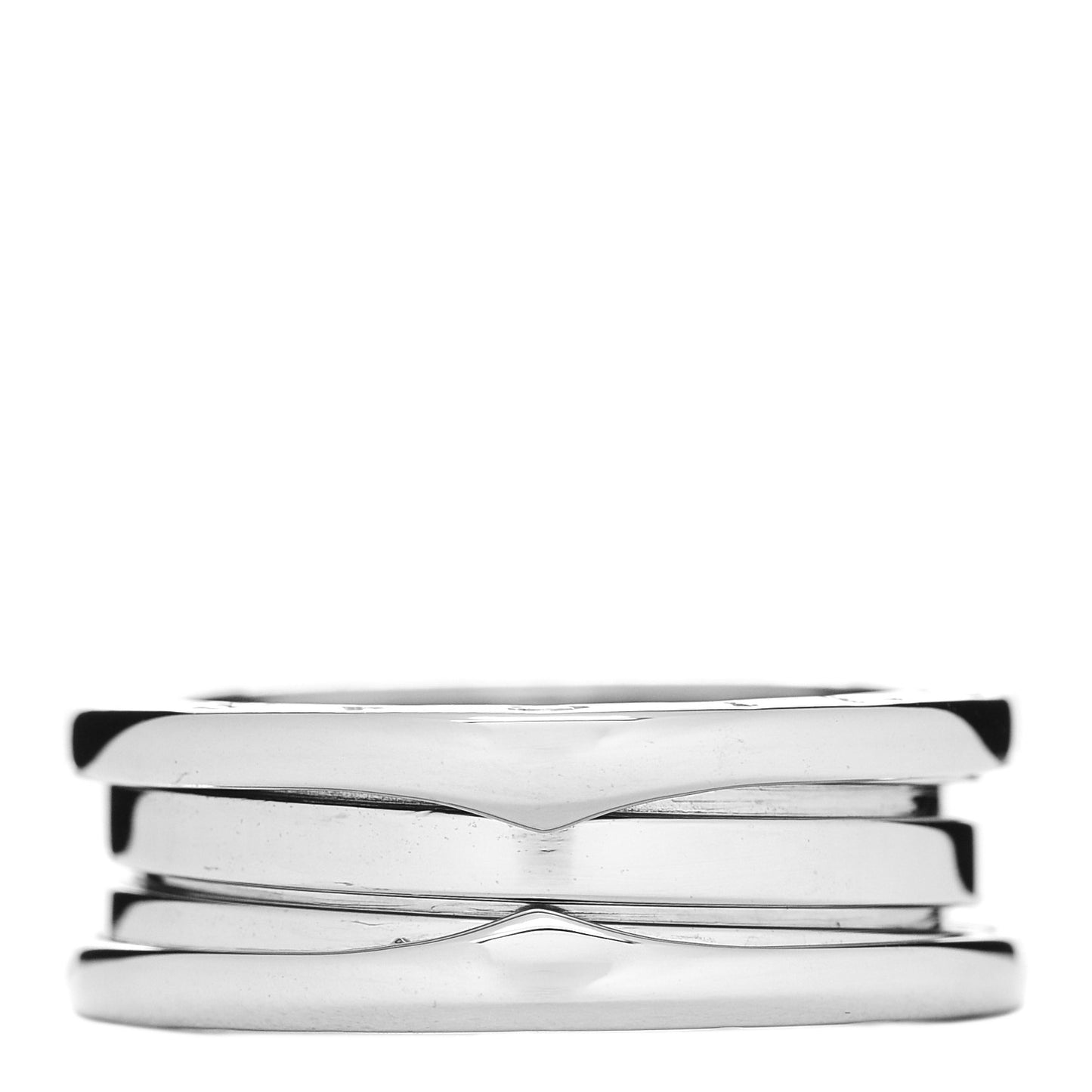 18K White Gold B.Zero1 Three-Band Ring 55 7.25