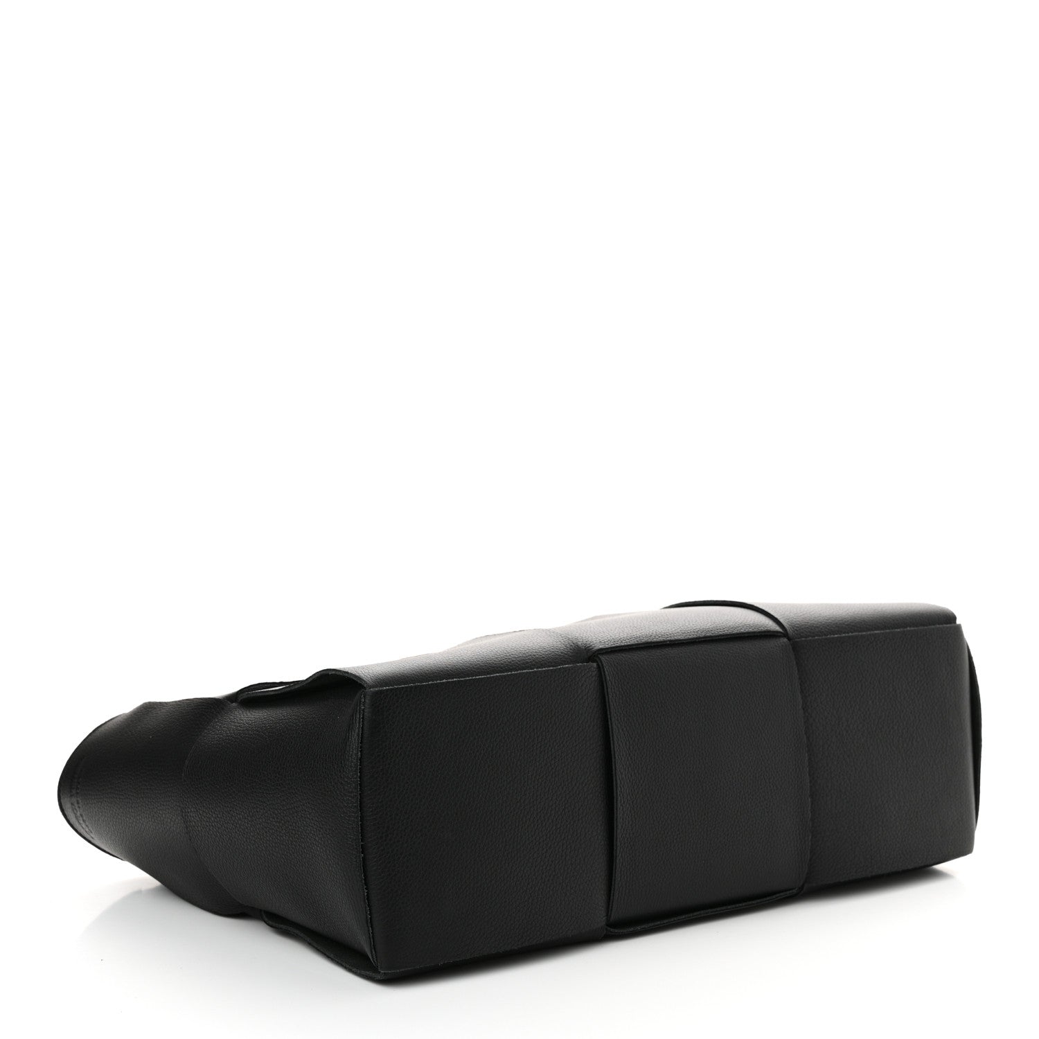 Bottega Veneta Grained Calfskin Maxi Intrecciato Arco Tote Black 5 of 12