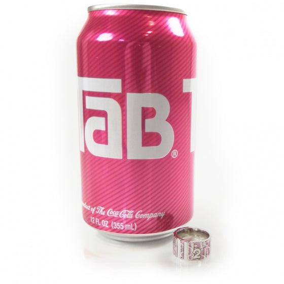 Silver Logo Ring Pink 5