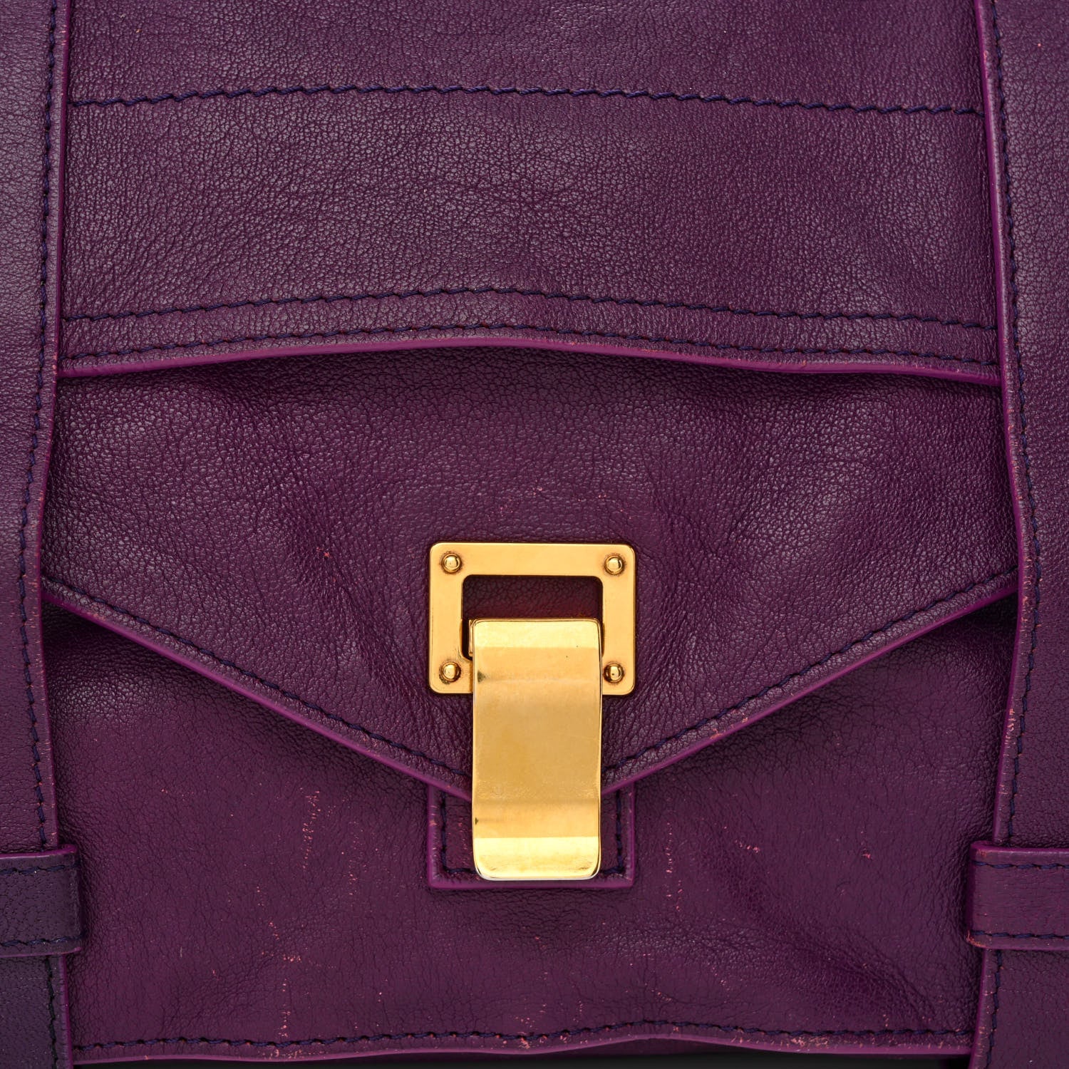 Proenza Schouler Lambskin Medium PS1 Satchel Purple Rain 8 of 13