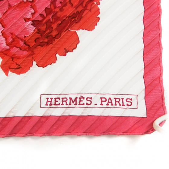 Silk Plisse Les Pivoines Scarf