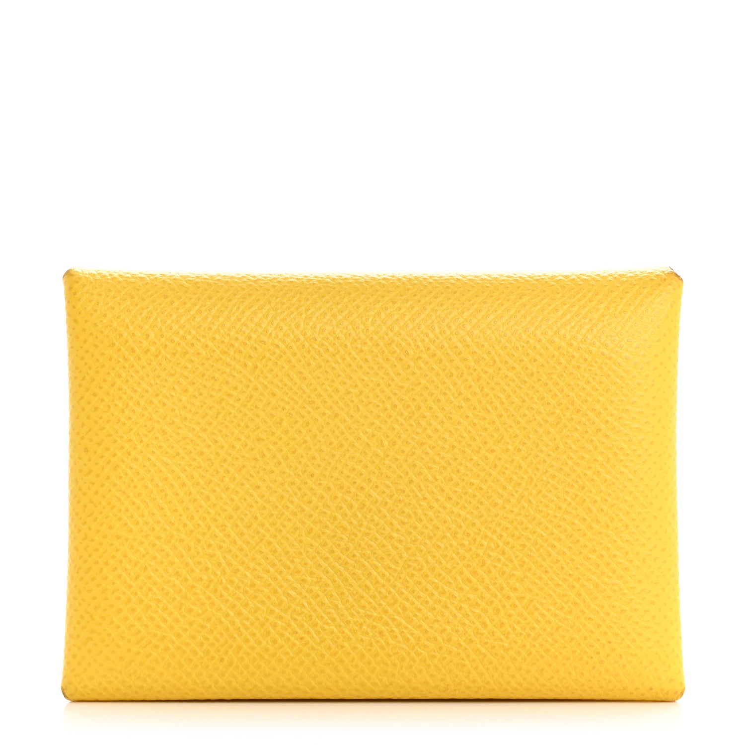 Hermes Epsom Calvi Duo Card Case Jaune De Naples 1 of 10