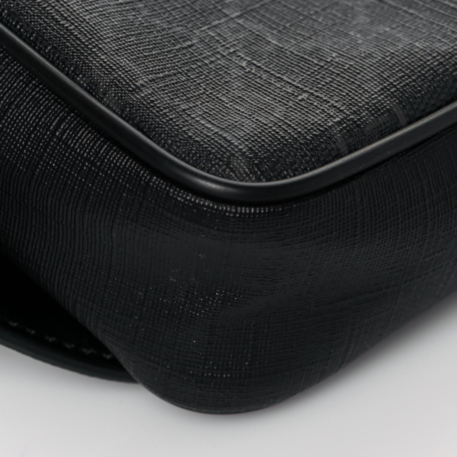 Gucci Soft GG Supreme Monogram Web Belt Bag Black Grey 9 of 13