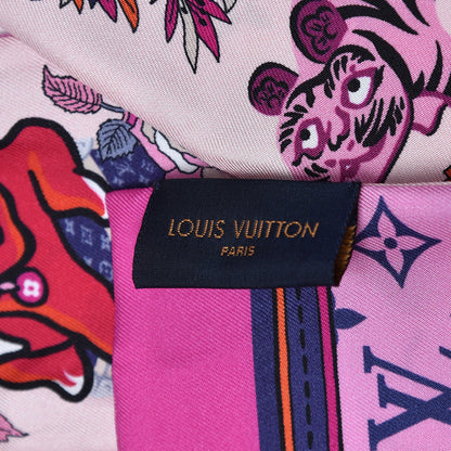 Louis Vuitton Silk Monogram Superstition Bandeau Rose 3 of 5