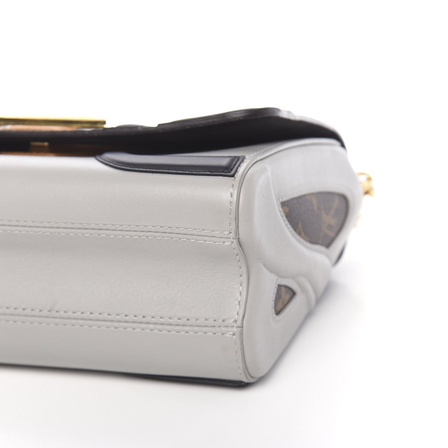 Calfskin Monogram Twist Shoulder Bag MM
