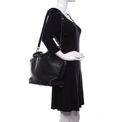 Alexander Wang Pebbled Calfskin Small Emile Black Silver Hardware 2 of 13