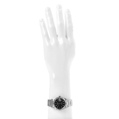 Rolex Stainless Steel 34mm Oyster Perpetual Date Watch Black 15010 2 of 4