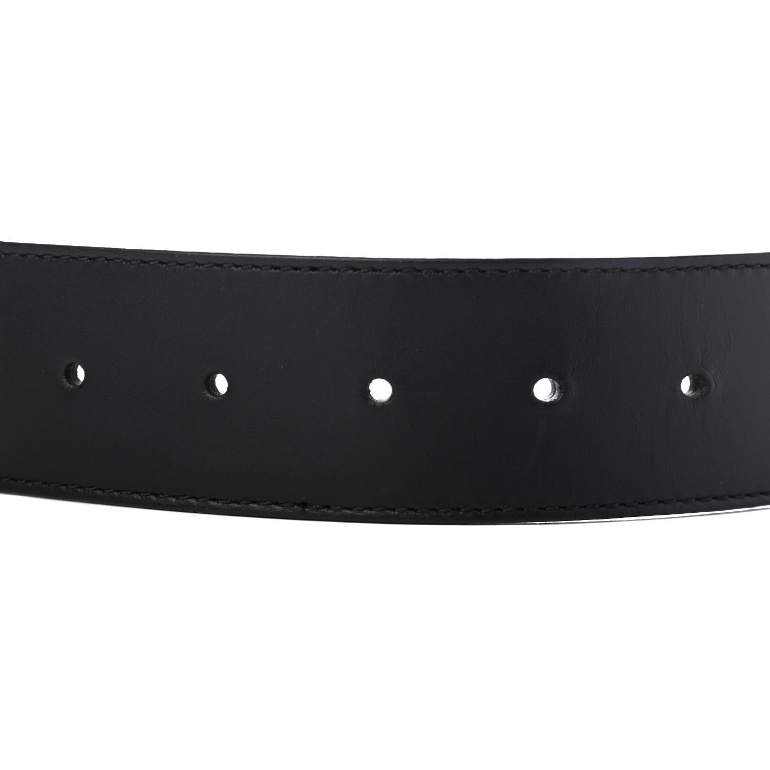Gucci Nylon Calfskin Double G Web 40mm Belt 75 30 Green Red Black 4 of 4