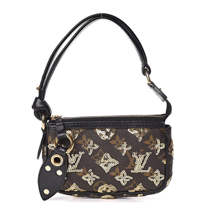 Louis Vuitton Monogram Sequins Eclipse Pochette Gold 1 of 20